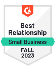 G2crowd Best Relationship Small Business, image 6 – ClickHelp