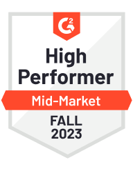 G2crowd High Performer Mid-Market, image 4 – ClickHelp