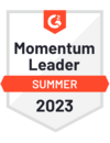 G2crowd momentum leader, image 2 – ClickHelp Use Cases