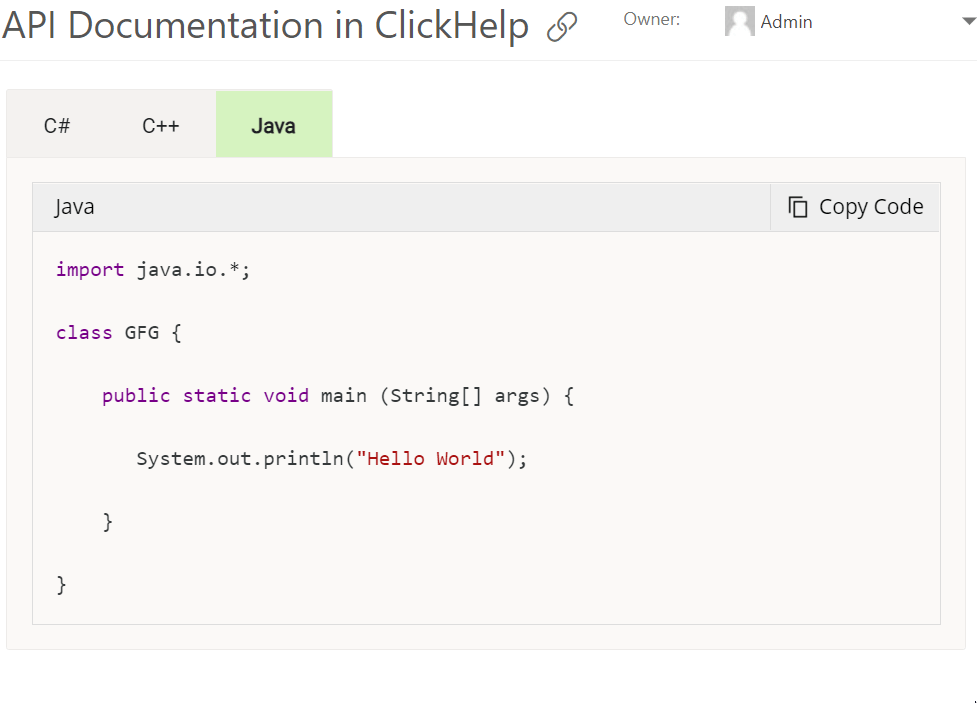 Increase the usability of API documentation, image 1 – ClickHelp Use Cases