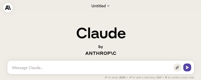 claude interface