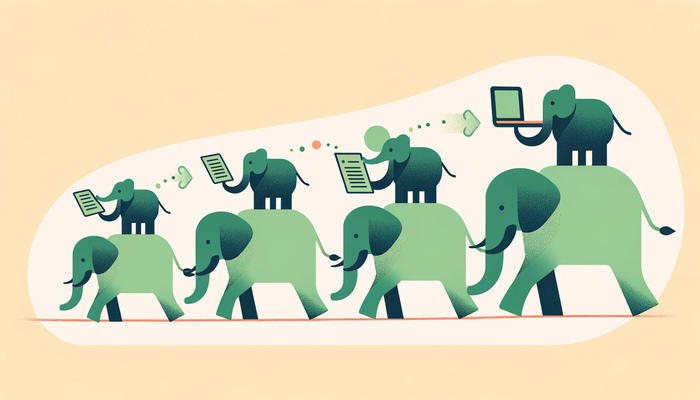elephants holding documents