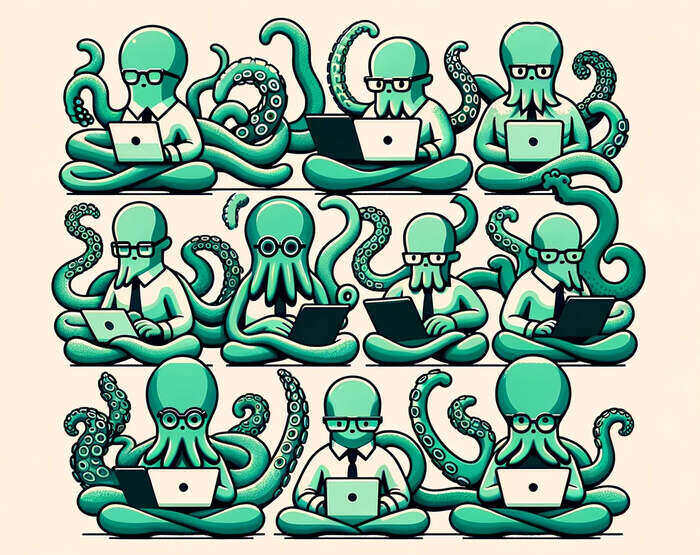 ten octopuses as knowledge base software