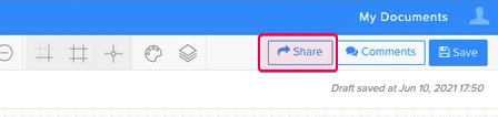 Open the diagram in Gliffy and click the Share button
