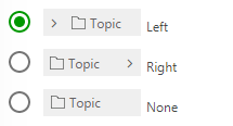 The TOC nodes section in the Reader Interface settings