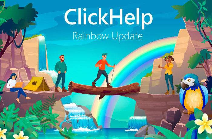 ClickHelp June 2021 Rainbow Update Overview