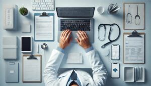 doctor-typing