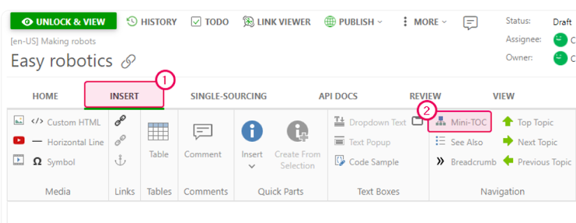 toc in clickhelp
