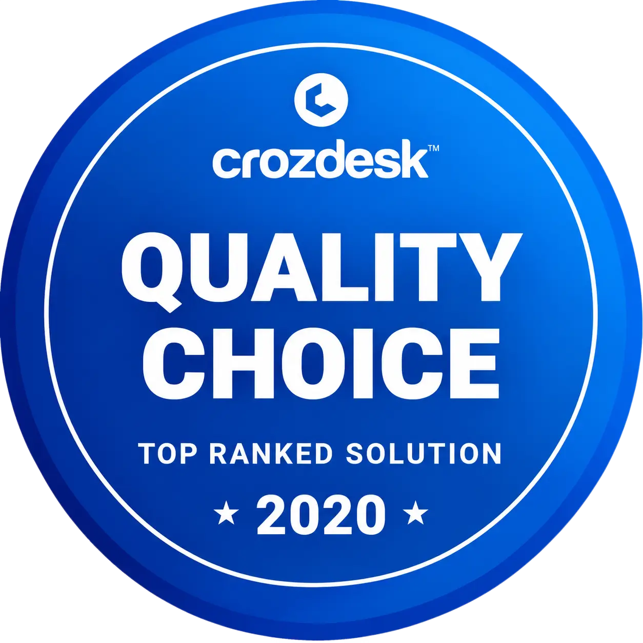 Crozdesk Quality Choice 2020 Badge