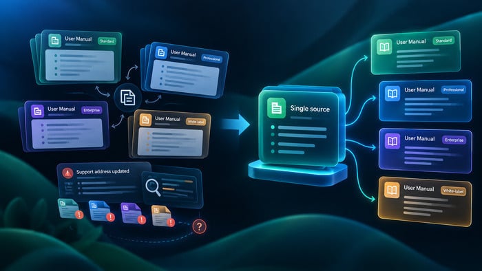 How to Manage Multiple Product Manuals Without Duplicating Content