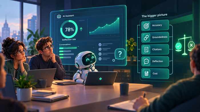 How to Evaluate an AI Documentation System: Accuracy, Groundedness, Citations, Deflection, and Cost